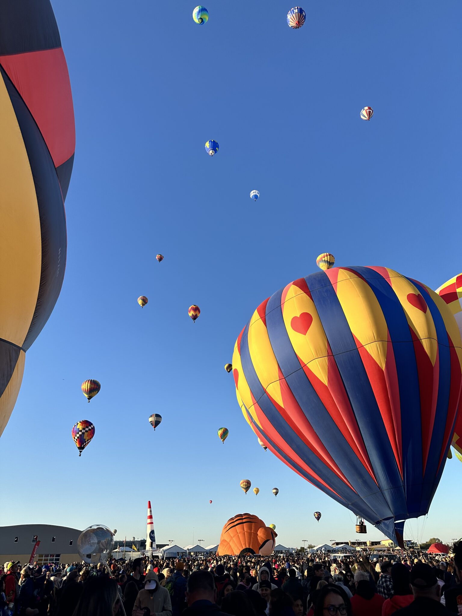 Balloon Fiesta over Albuquerque, New Mexico